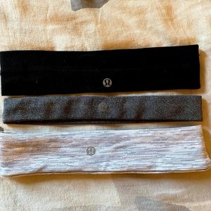 Luluemon Headbands - 3 Pack